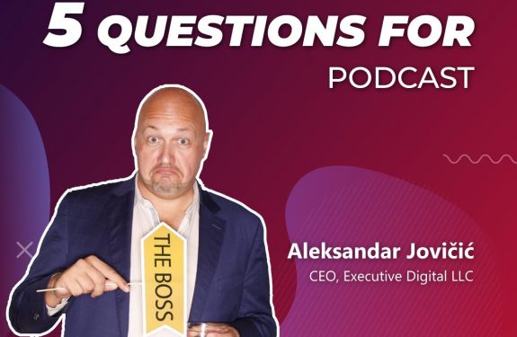 Aleksandar Jovicic on 5 questions for podcast