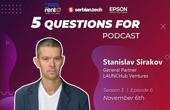 Stanislav Sirakov on "5 questions for..." podcast featured