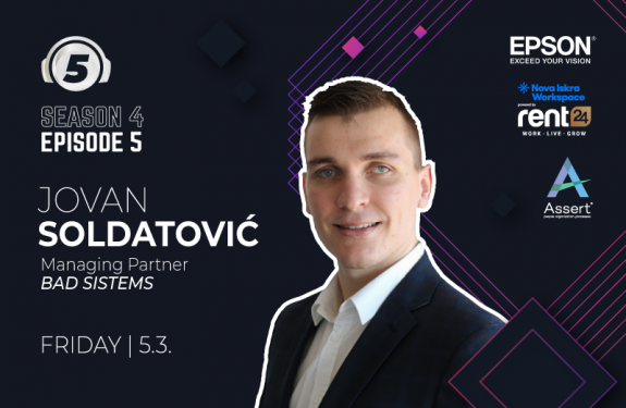 Podcast "5 questions for..." with Jovan Soldatovic