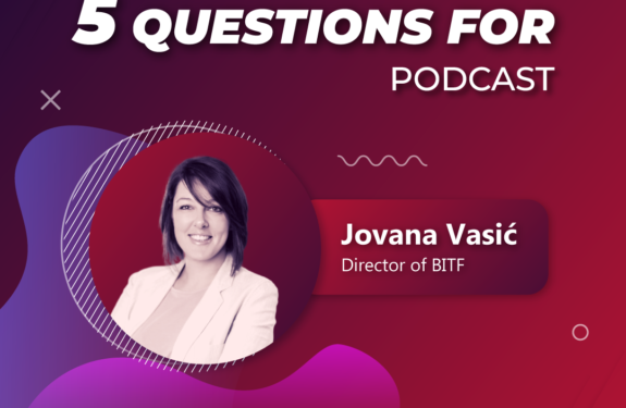 5 questions for... Jovana Vasic
