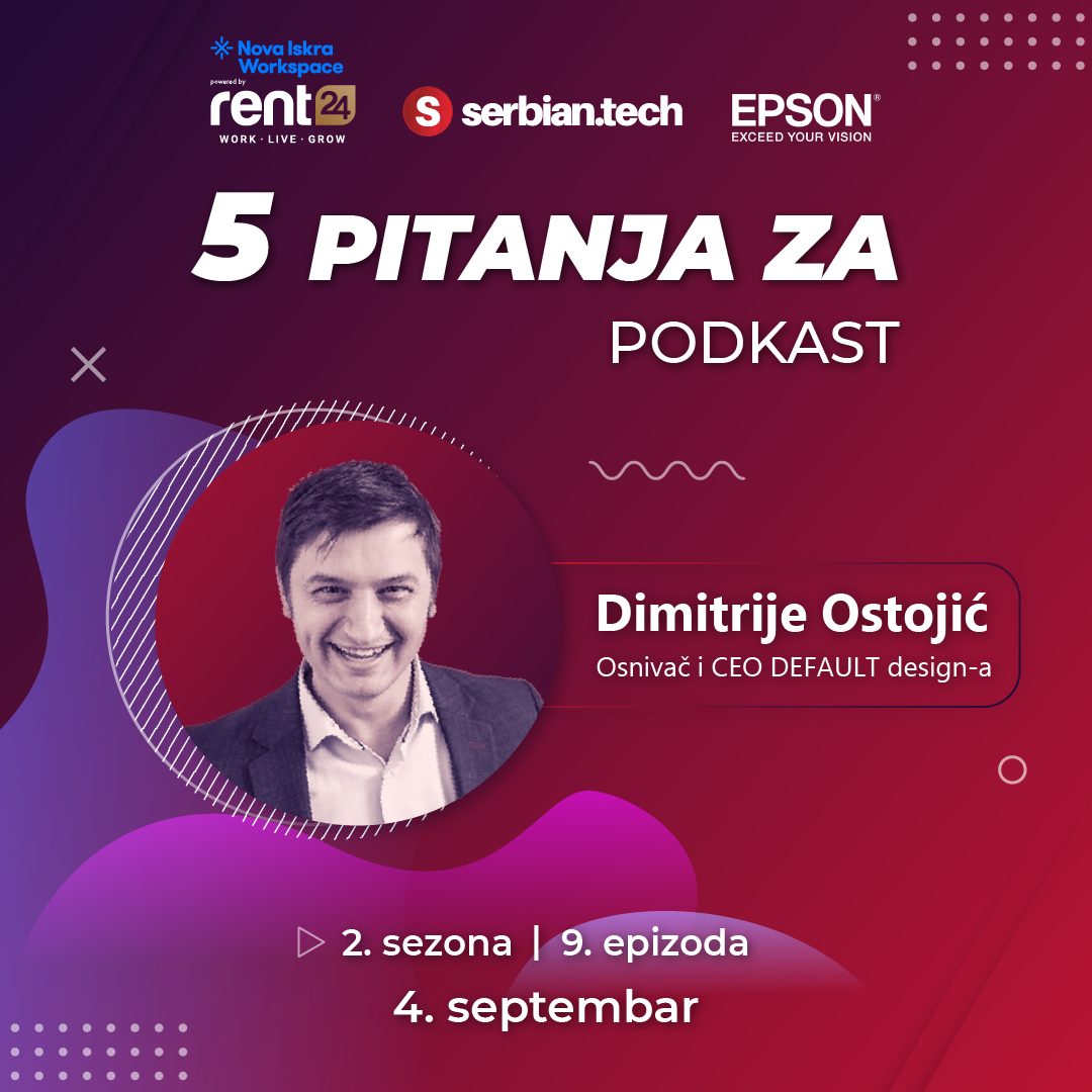 5 pitanja za... Dimitrije Ostojić