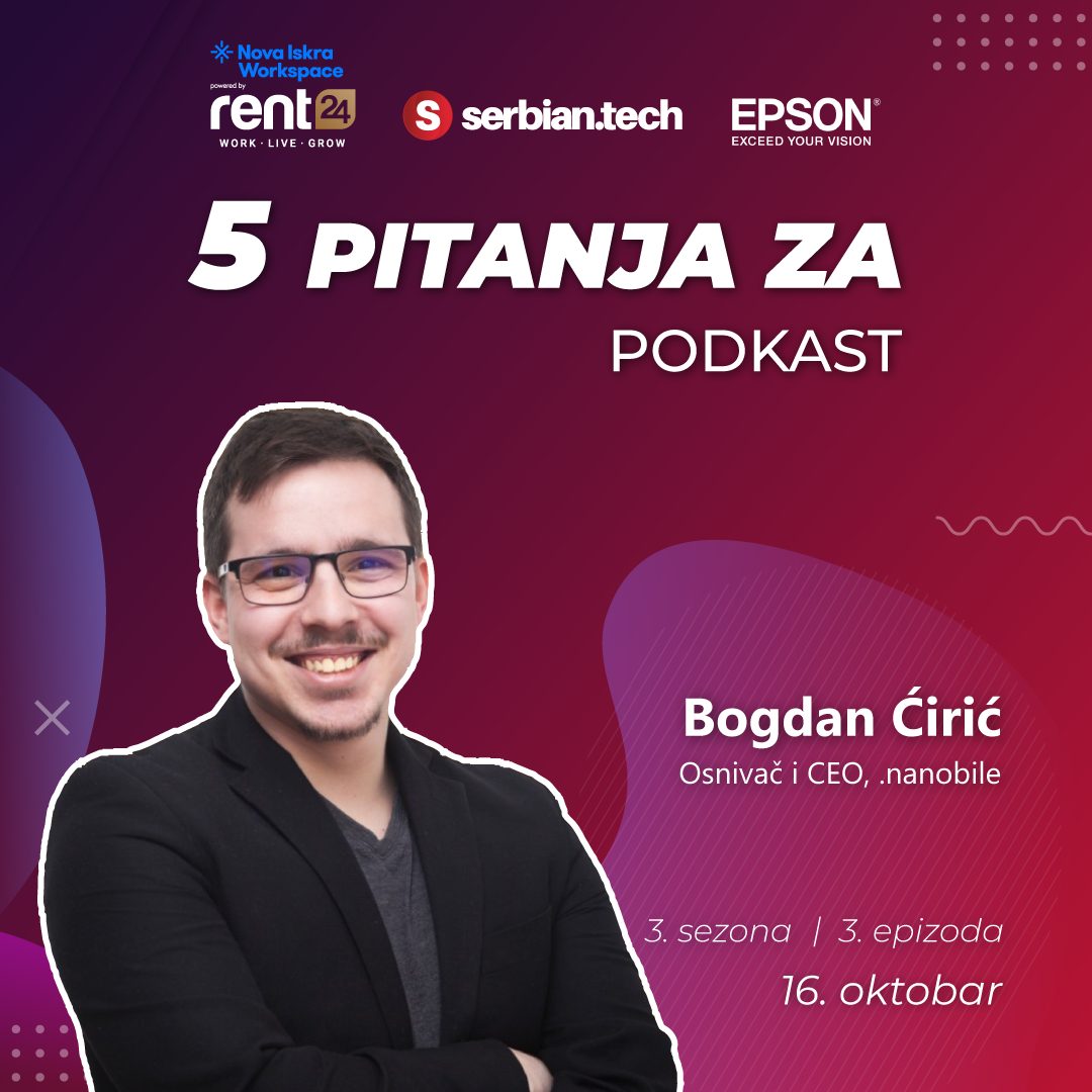 Bogdan Ćirić na podcastu "5 pitanja za"