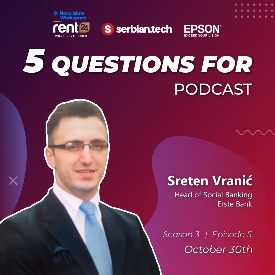 Sreten Vranic on "5 questions for" podcast