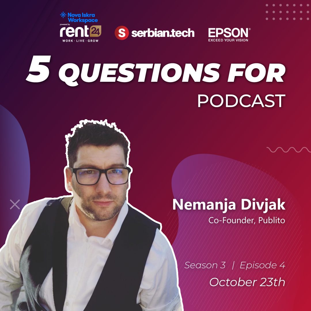 Nemanja Divjak on "5 questions for..." podcast
