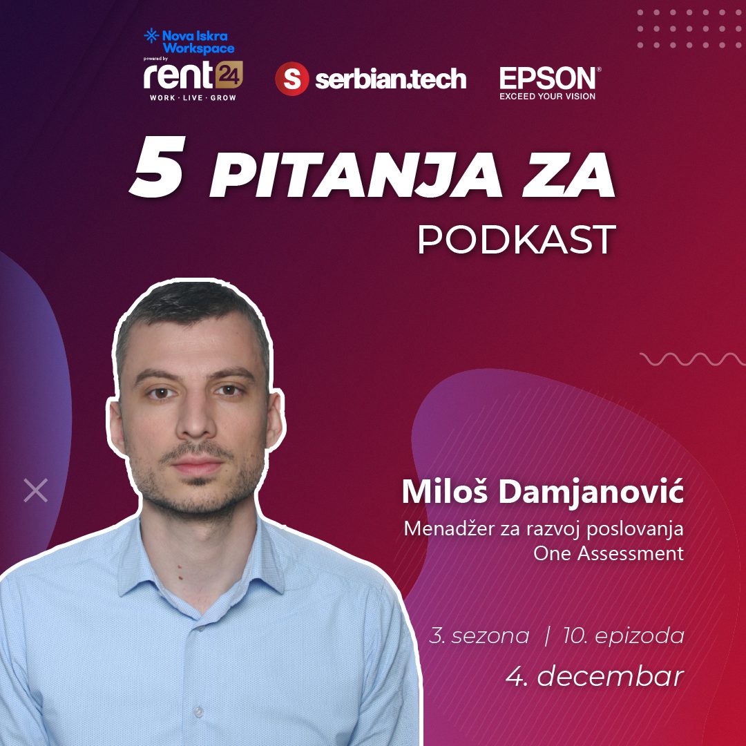 Podkast "5 pitanja za..." sa Milošem Damjanovićem
