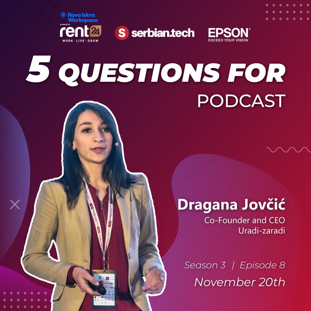 "5 questions for..." podcast with Dragana Jovcic