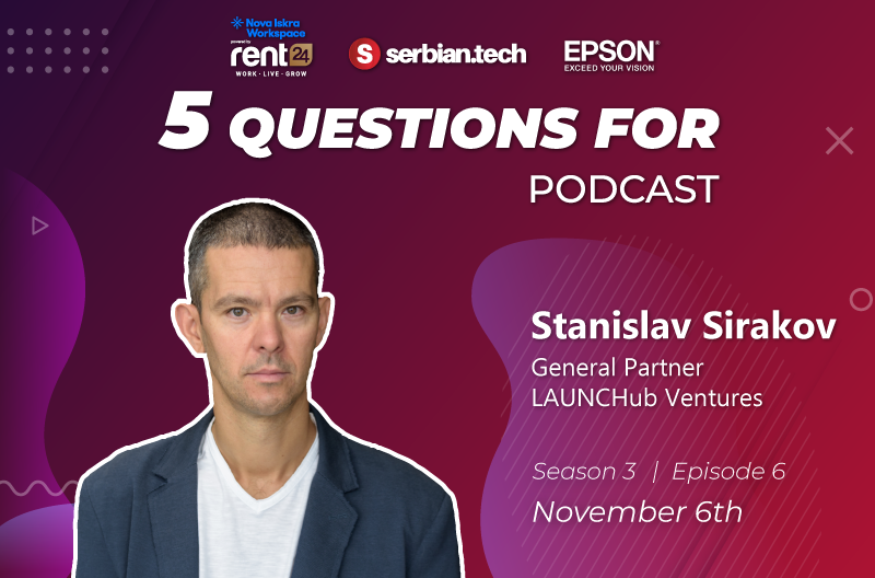 Stanislav Sirakov on "5 questions for..." podcast featured