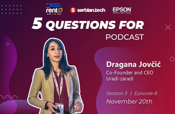 Dragana Jovcic on "5 questions for..." podcast featured