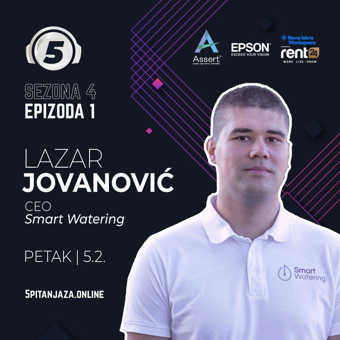5 pitanja za Lazara Jovanovića