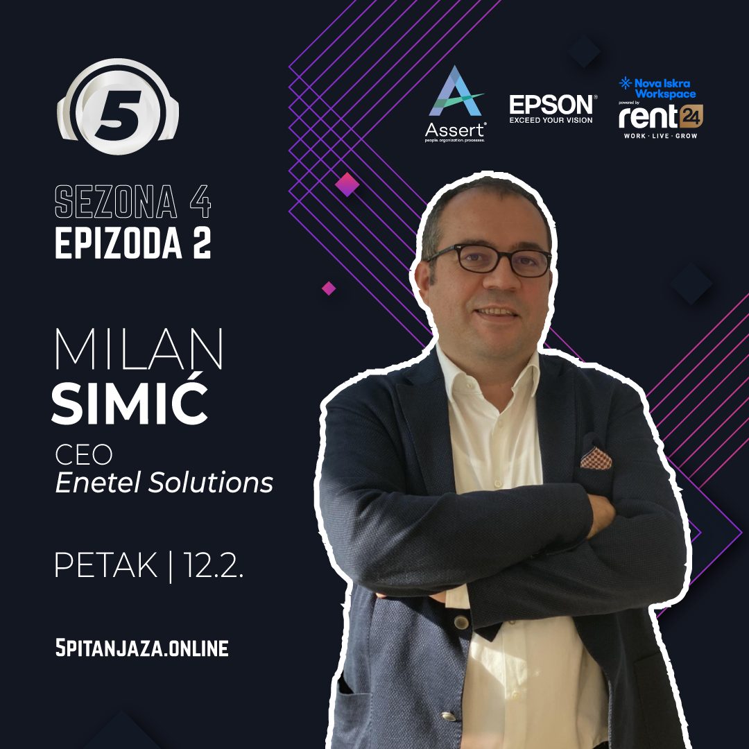 "5 pitanja za..." Milana Simića, direktora Enetel Solutions